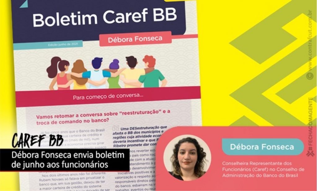 Sindicato dos Bancrios de Presidente Prudente - Caref do BB distribui segunda edio do seu boletim