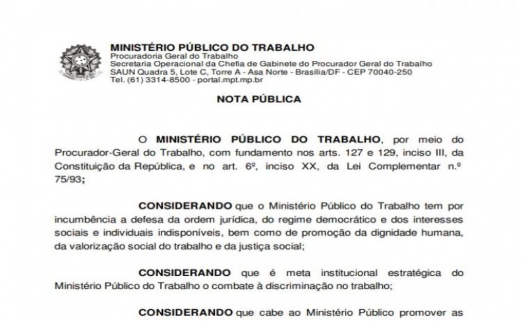 Sindicato dos Bancrios de Presidente Prudente - MPT autuar empresas que pressionarem por votos de funcionrios