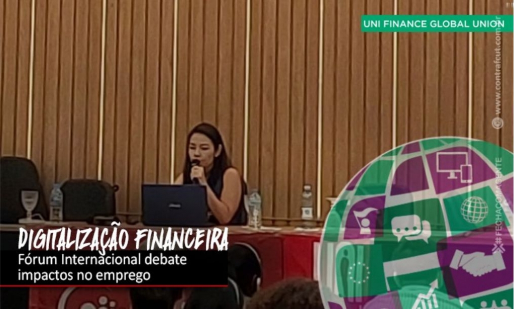 Sindicato dos Bancrios de Presidente Prudente - Frum Sindical Internacional debate a digitalizao financeira