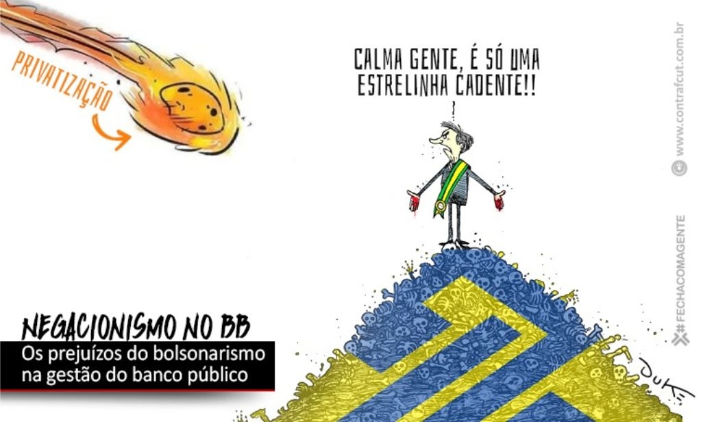 Sindicato dos Bancrios de Presidente Prudente - Gesto Bolsonaro no BB: apadrinhamentos e negacionismos