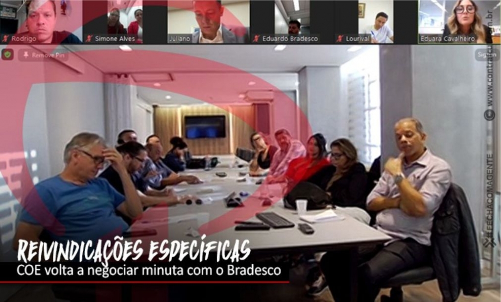 Sindicato dos Bancrios de Presidente Prudente - COE debate minuta de reivindicaes especficas com o Bradesco