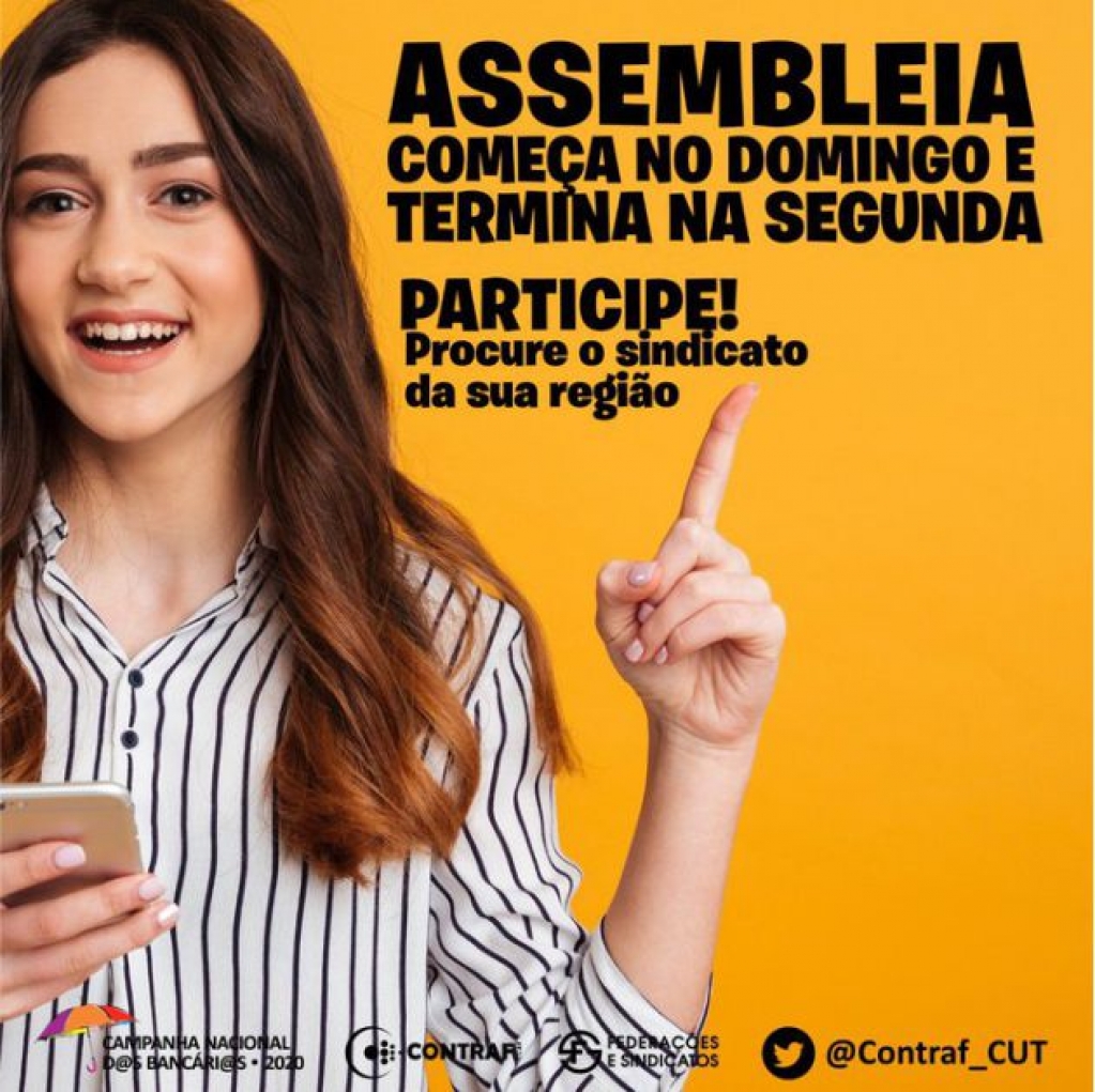 Sindicato dos Bancrios de Presidente Prudente - ASSEMBLEIA VIRTUAL VOTE AQUI