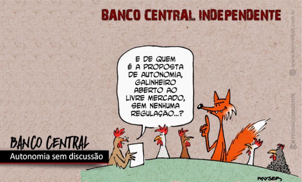 Sindicato dos Bancrios de Presidente Prudente - Governo quer aprovar autonomia do BC sem discusso